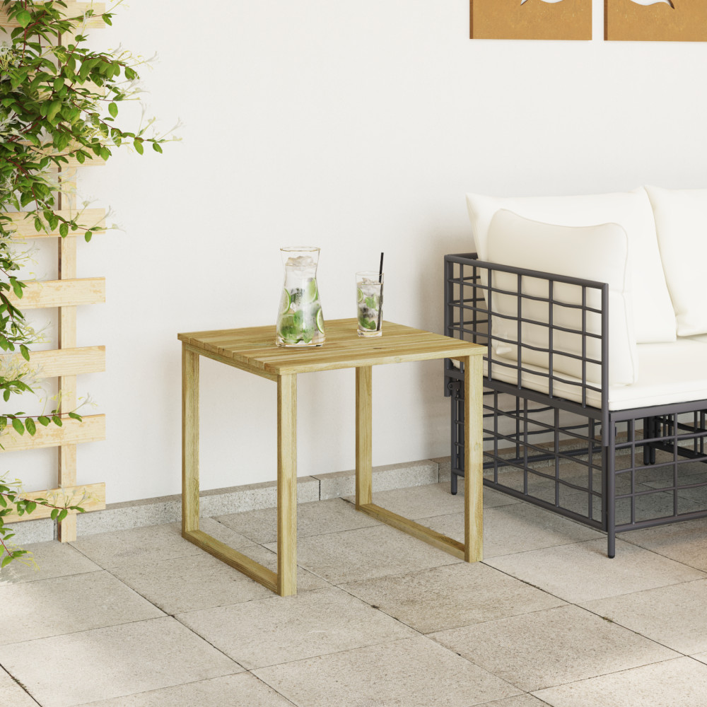 Produktbild för bord Naturfärg 50,5 x 50 x 46 cm Impregnerat furuträ