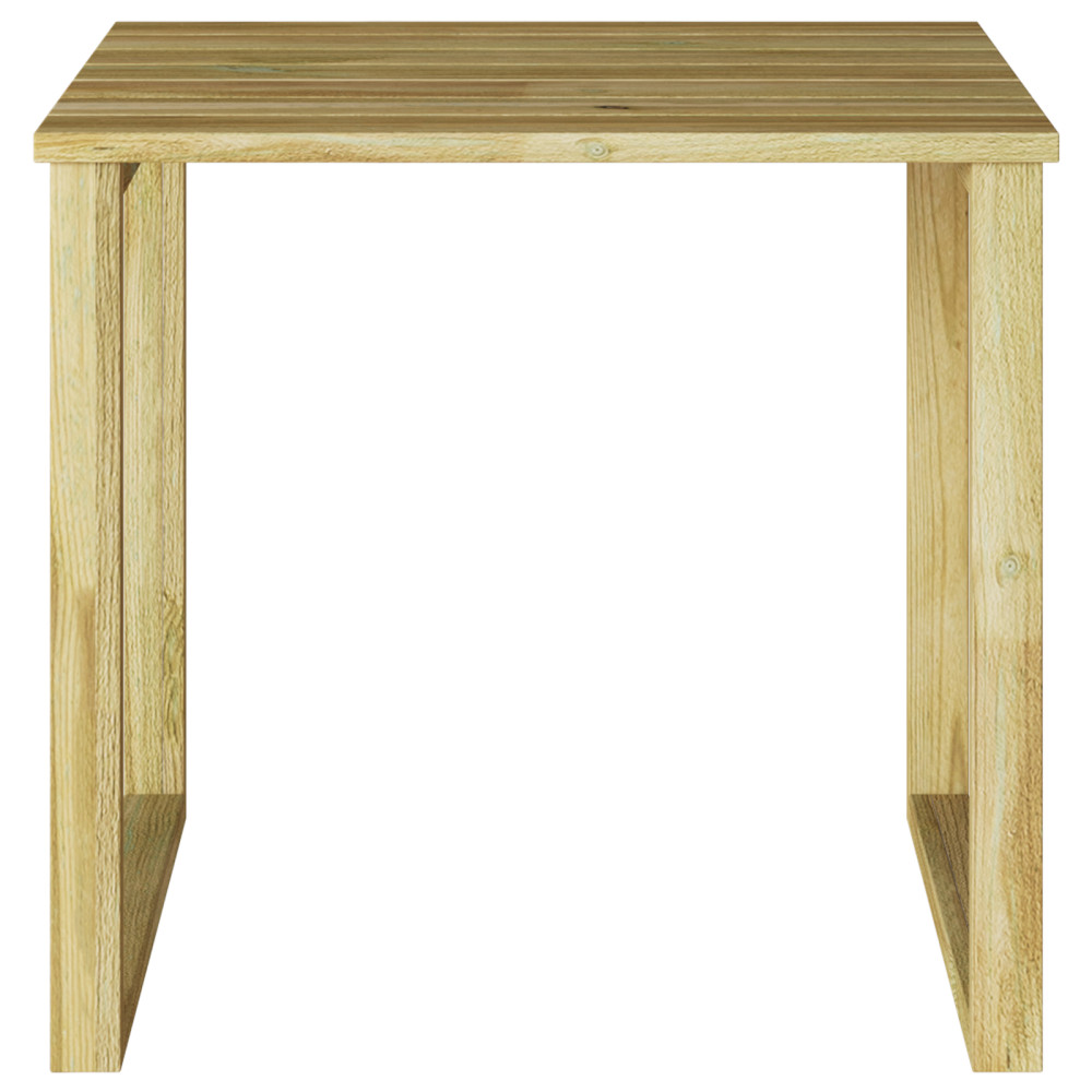 Produktbild för bord Naturfärg 50,5 x 50 x 46 cm Impregnerat furuträ