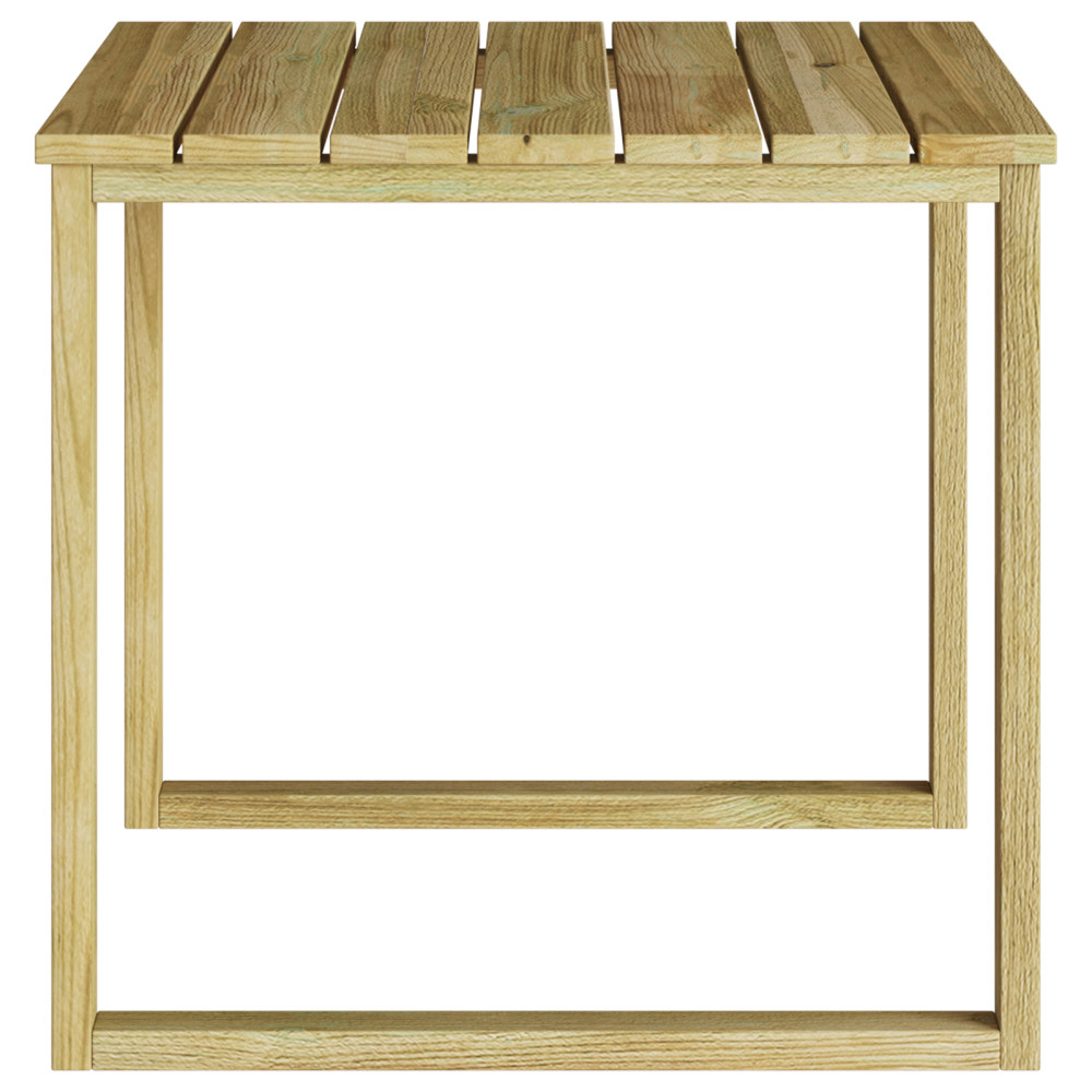 Produktbild för bord Naturfärg 50,5 x 50 x 46 cm Impregnerat furuträ