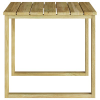 Produktbild för bord Naturfärg 50,5 x 50 x 46 cm Impregnerat furuträ