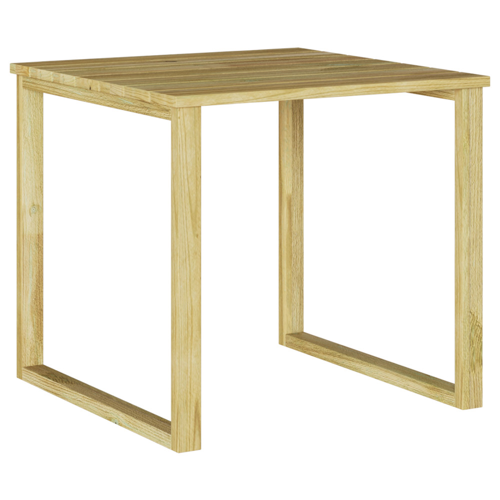 Produktbild för bord Naturfärg 50,5 x 50 x 46 cm Impregnerat furuträ