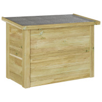 Produktbild för Förvaringslåda med lagring Naturfärg 80 x 44,5 x 57,5 cm