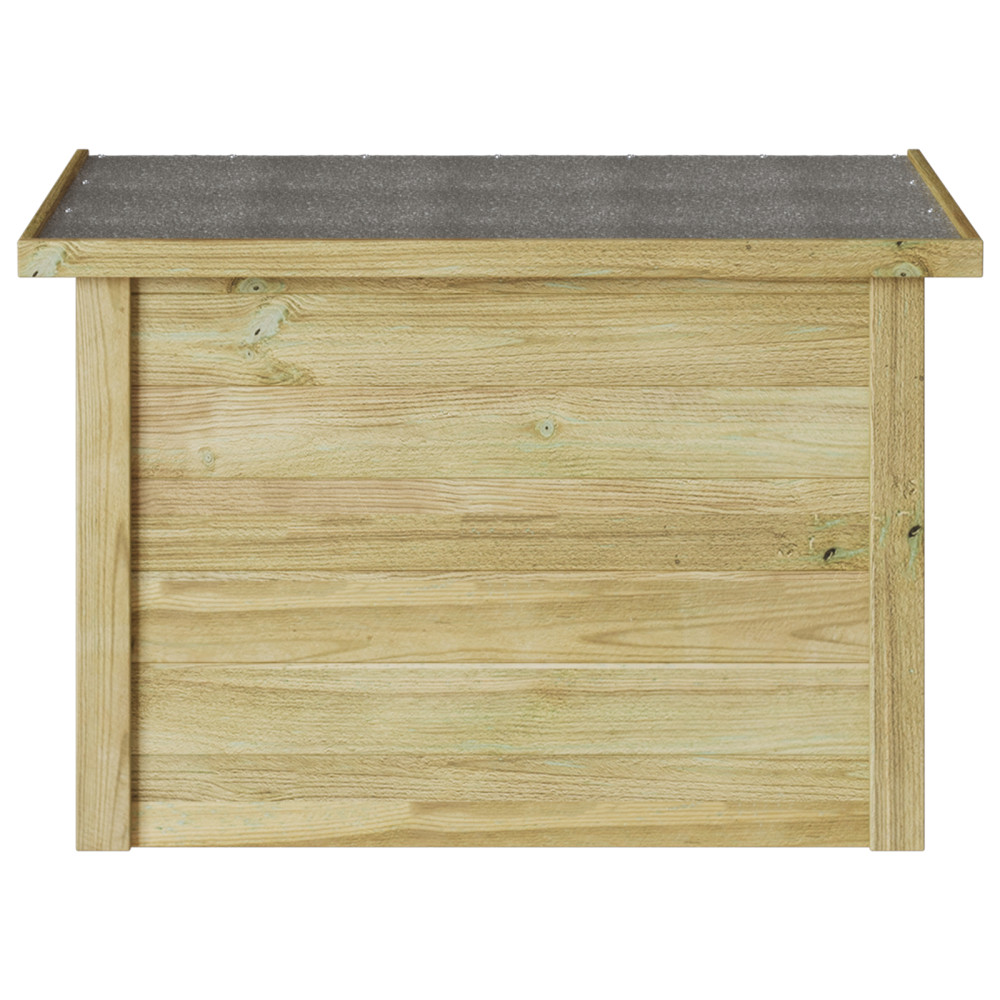 Produktbild för Förvaringslåda med lagring Naturfärg 80 x 44,5 x 57,5 cm