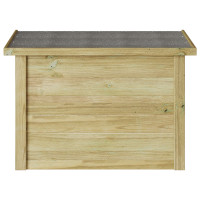 Produktbild för Förvaringslåda med lagring Naturfärg 80 x 44,5 x 57,5 cm