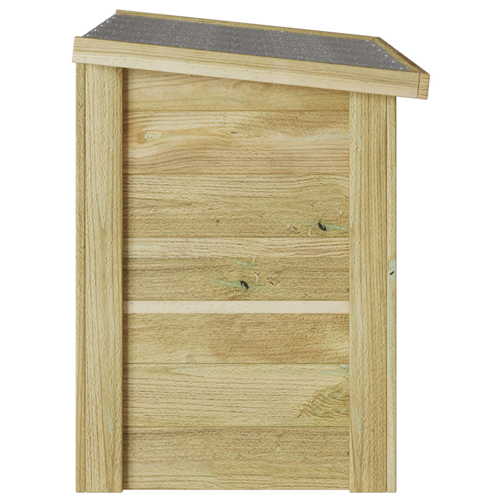 Produktbild för Förvaringslåda med lagring Naturfärg 80 x 44,5 x 57,5 cm