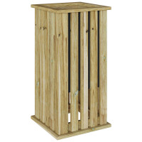 Produktbild för Plantlådor Brun 33 x 33 x 65 cm Impregnerat furuträ