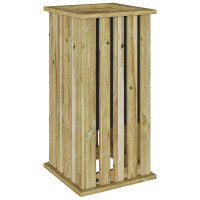 Produktbild för Plantlådor Brun 33 x 33 x 65 cm Impregnerat furuträ
