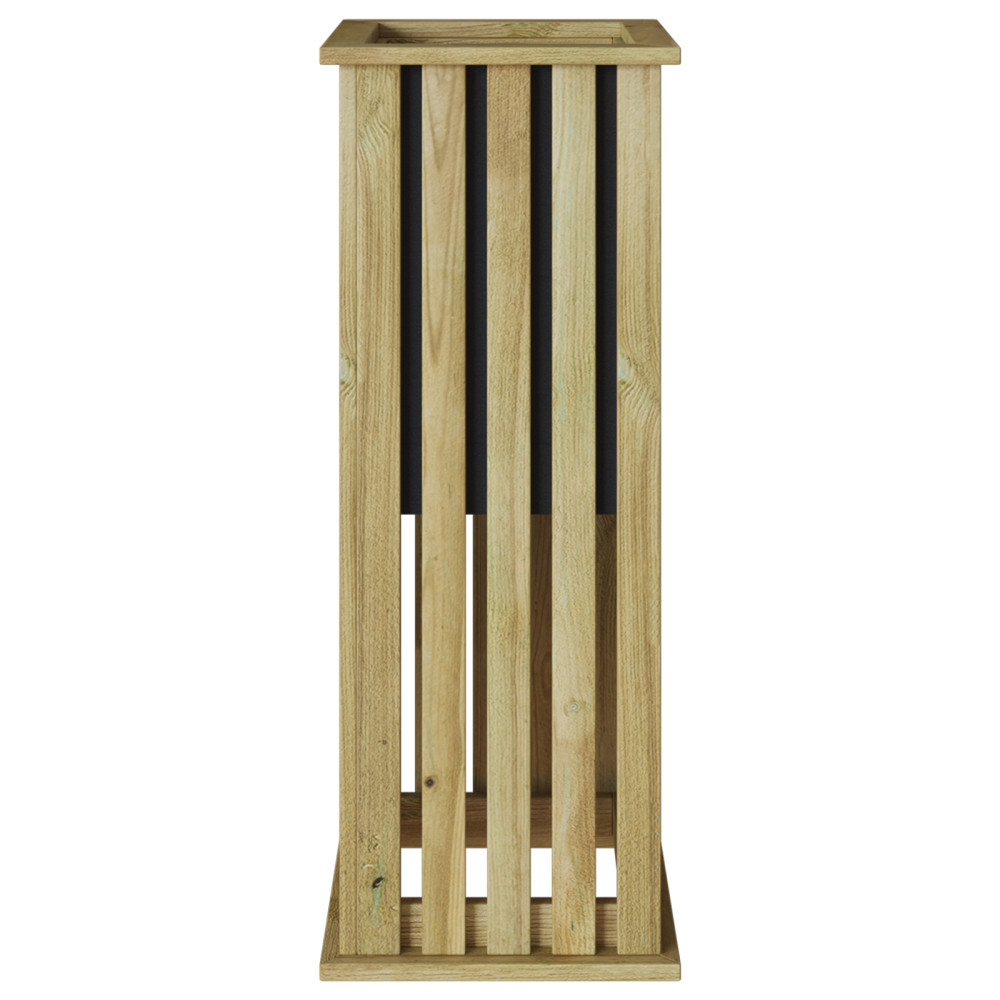 Produktbild för Plantlådor Brun 33 x 33 x 85 cm Impregnerat furuträ