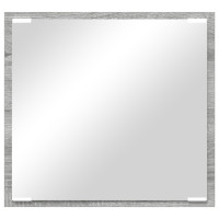 Produktbild för LED Badrumsspegel Grå Sonoma 40 x 37 x 8.5 cm Konstruerat trä