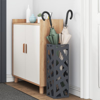Produktbild för Regn Paraplyställ med lagring Antracit 15,5 x 15,5 x 49 cm Stål