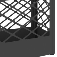 Produktbild för Regn Paraplyställ Svart 28 x 12 x 41 cm Stål