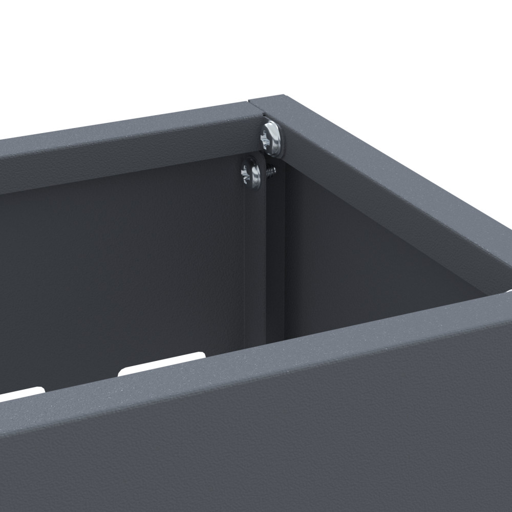 Produktbild för Regn Paraplyställ Antracit 28 x 12 x 41 cm Stål