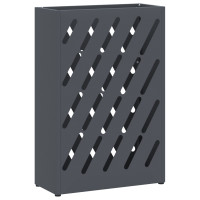 Produktbild för Regn Paraplyställ Antracit 28 x 12 x 41 cm Stål