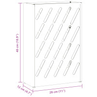 Produktbild för Regn Paraplyställ Senapsgul 28 x 12 x 41 cm Stål