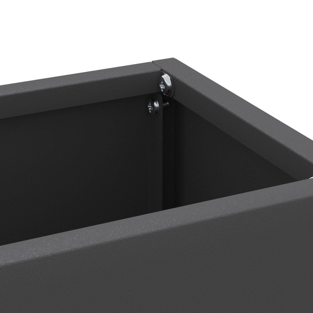 Produktbild för Regn Paraplyställ Svart 28 x 12 x 41 cm Stål