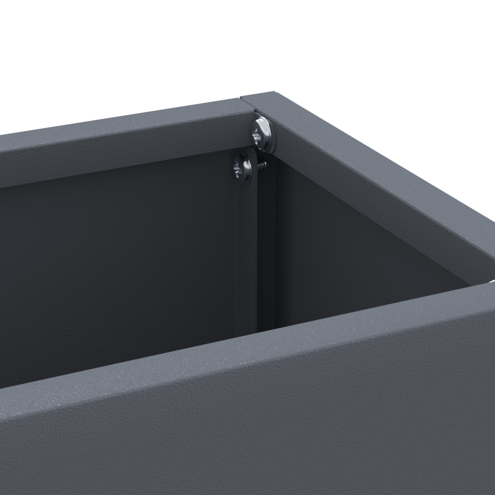 Produktbild för Regn Paraplyställ Antracit 28 x 12 x 41 cm Stål