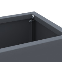 Produktbild för Regn Paraplyställ Antracit 28 x 12 x 41 cm Stål