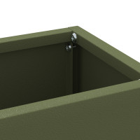 Produktbild för Regn Paraplyställ Olivgrön 28 x 12 x 41 cm Stål