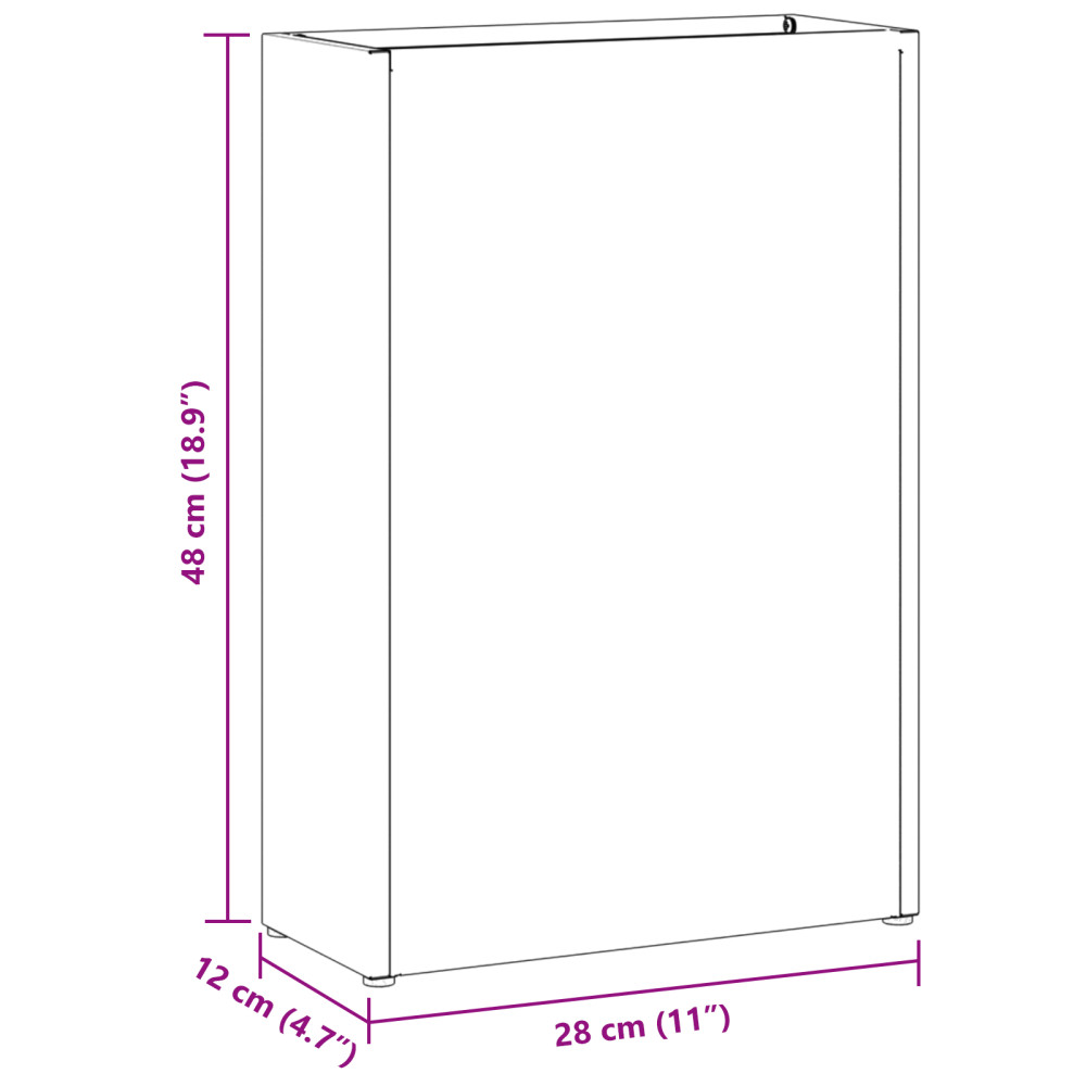 Produktbild för Regn Paraplyställ Olivgrön 28 x 12 x 41 cm Stål