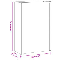Produktbild för Regn Paraplyställ Olivgrön 28 x 12 x 41 cm Stål