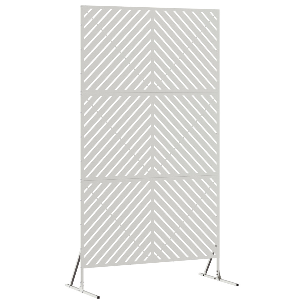 Produktbild för Avskärmningsskärm 100 x 50 x 180 cm Rostfritt stål Silver