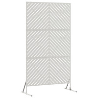 Produktbild för Avskärmningsskärm 100 x 50 x 180 cm Rostfritt stål Silver