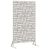 Produktbild för Avskärmningsskärm 100 x 50 x 180 cm Väderbeständig stål Rostig