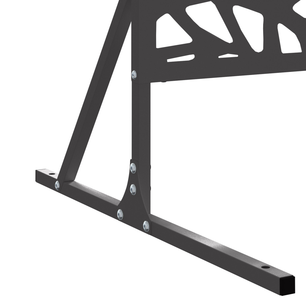 Produktbild för Avskärmningsskärm 100 x 50 x 180 cm Stål Svart