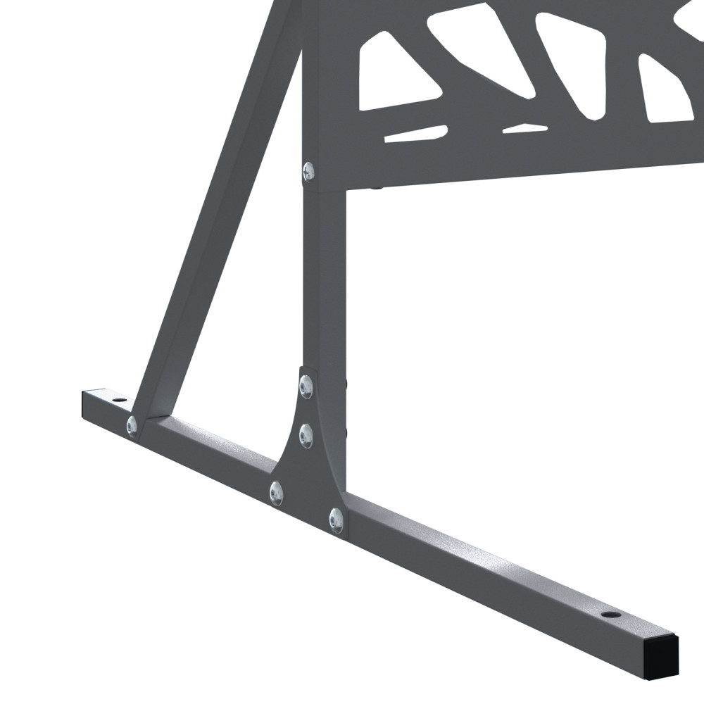 Produktbild för Avskärmningsskärm 100 x 50 x 180 cm Stål Antracit