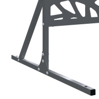 Produktbild för Avskärmningsskärm 100 x 50 x 180 cm Stål Antracit