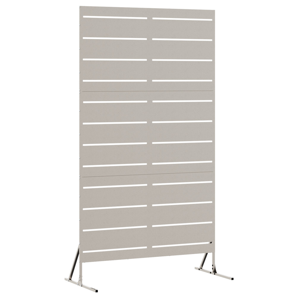 Produktbild för Avskärmningsskärm 100 x 50 x 180 cm Väderbeständig stål Rostig