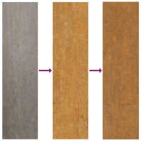 Produktbild för Avskärmningsskärm 100 x 50 x 180 cm Väderbeständig stål Rostig