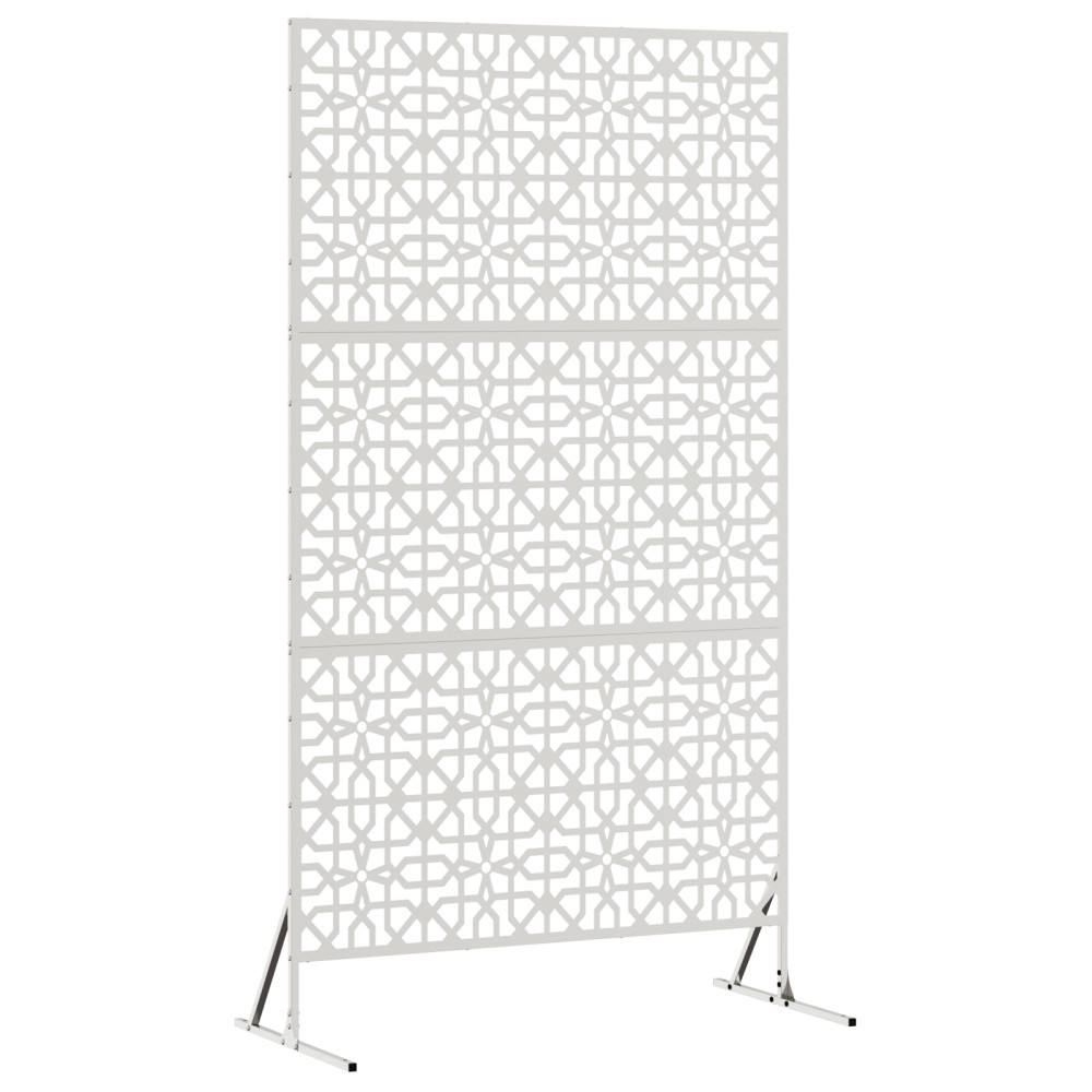 Produktbild för Avskärmningsskärm 100 x 50 x 180 cm Rostfritt stål Silver