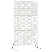 Produktbild för Avskärmningsskärm 100 x 50 x 180 cm Rostfritt stål Silver