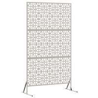 Produktbild för Avskärmningsskärm 100 x 50 x 180 cm Väderbeständig stål Rostig