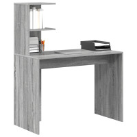 Produktbild för Skrivbord Grå Sonoma 102 x 50 x 124 cm Konstruerat trä