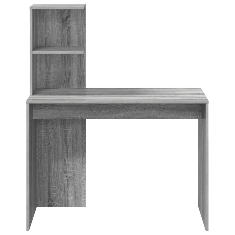 Produktbild för Skrivbord Grå Sonoma 102 x 50 x 124 cm Konstruerat trä