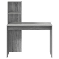 Produktbild för Skrivbord Grå Sonoma 102 x 50 x 124 cm Konstruerat trä