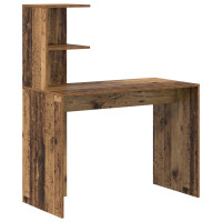 Produktbild för Skrivbord Gammalt trä 102 x 50 x 124 cm Konstruerat trä