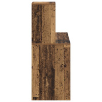 Produktbild för Skrivbord Gammalt trä 102 x 50 x 124 cm Konstruerat trä