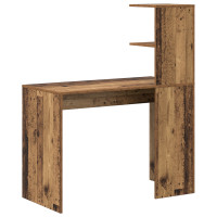 Produktbild för Skrivbord Gammalt trä 102 x 50 x 124 cm Konstruerat trä