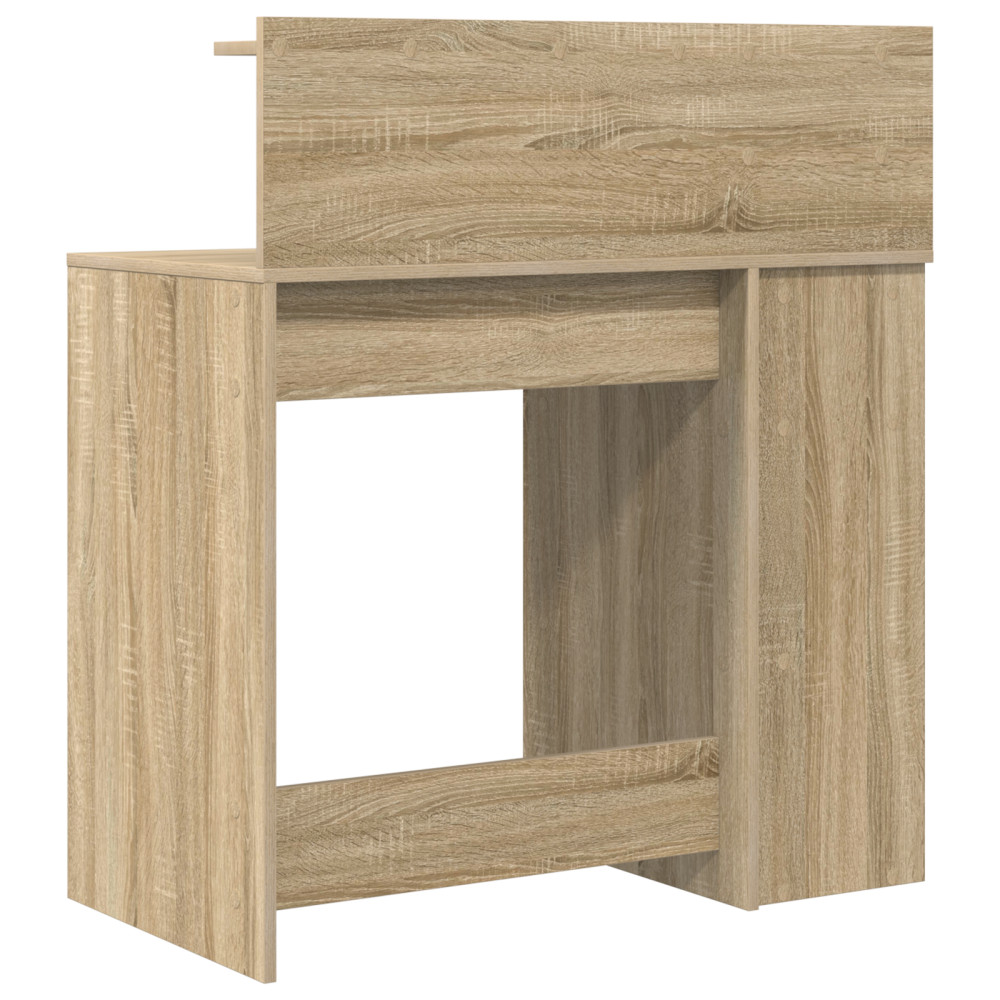 Produktbild för Skrivbord Sonoma-ek 90 x 48 x 101,5 cm Konstruerat trä