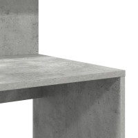 Produktbild för Skrivbord Betonggrå 90 x 48 x 101,5 cm Konstruerat trä