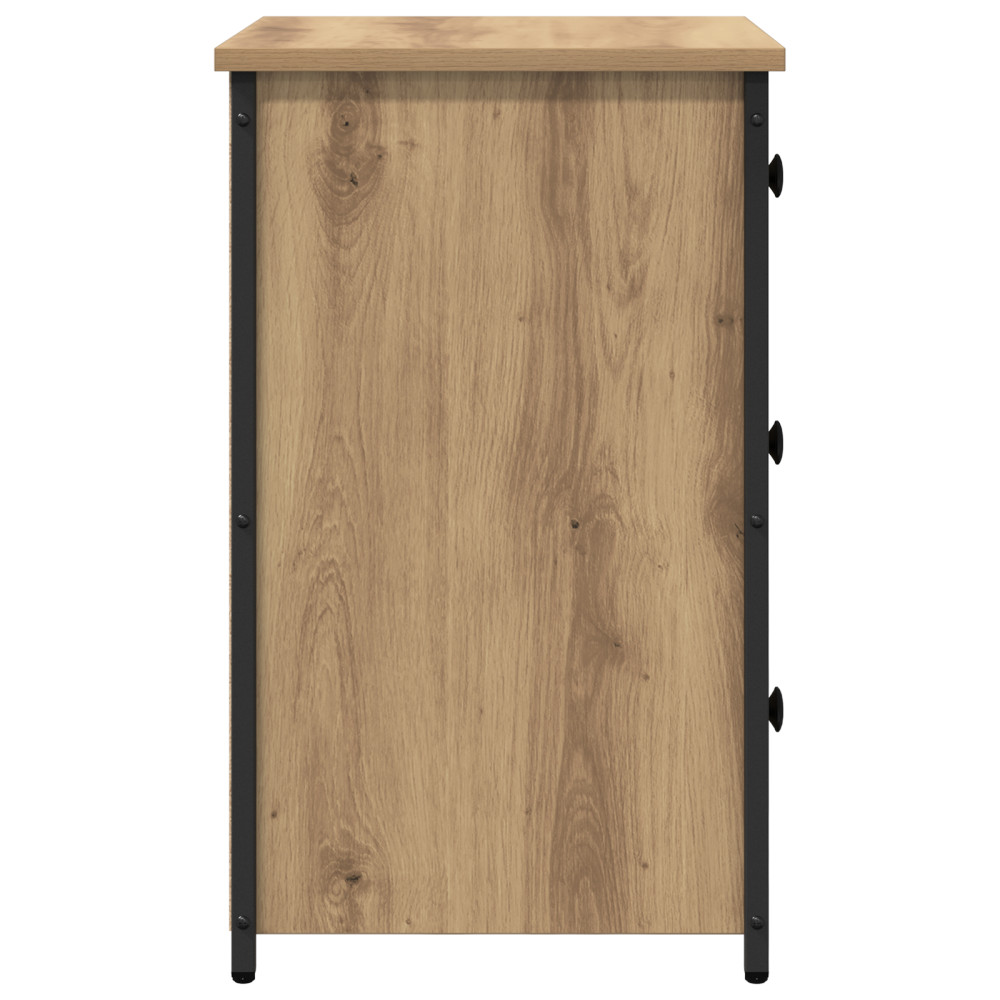 Produktbild för Nattduksbord 2 pcs Brun 40 x 36 x 60 cm Solid återvunnen trä