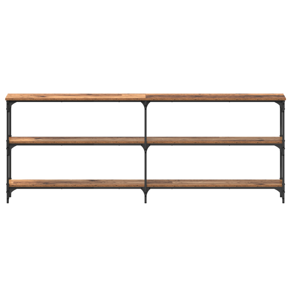 Produktbild för Konsolbord Gammalt trä 200 x 29 x 75 cm
