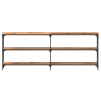 Produktbild för Konsolbord Gammalt trä 200 x 29 x 75 cm
