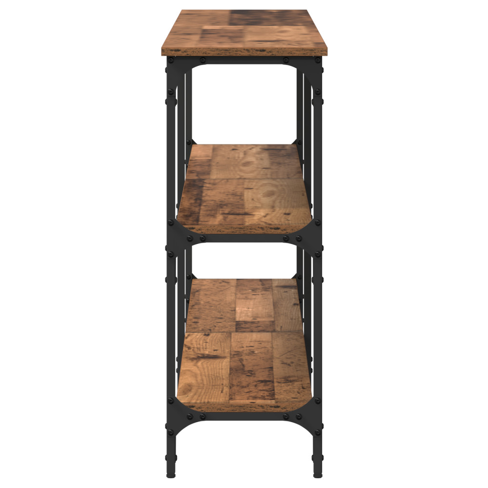 Produktbild för Konsolbord Gammalt trä 200 x 29 x 75 cm