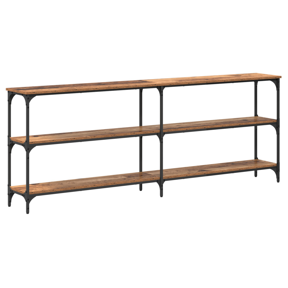 Produktbild för Konsolbord Gammalt trä 200 x 29 x 75 cm