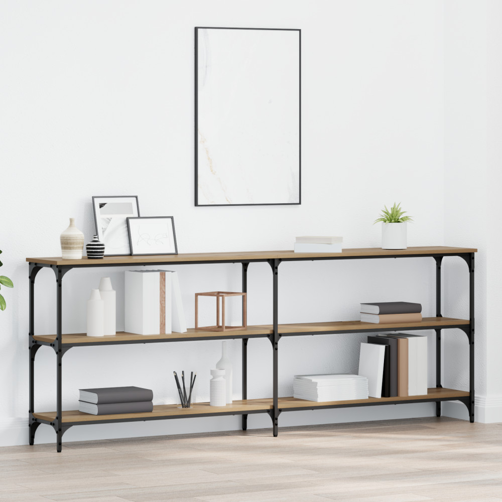 Produktbild för Konsolbord artisan ek 200 x 29 x 75 cm