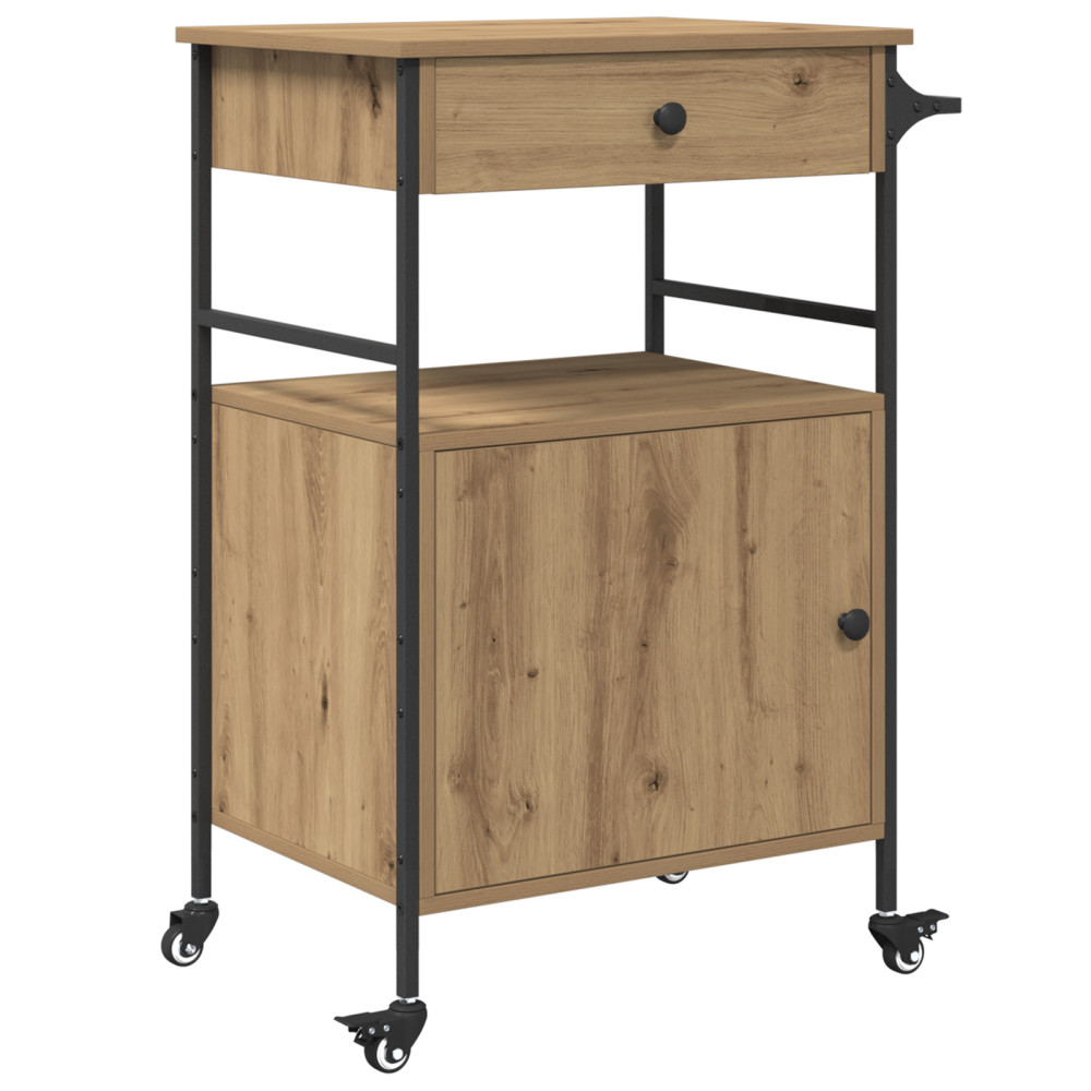 Produktbild för Köksvagn Artisan Ek 56 x 43 x 89,5 cm Konstruerat trä